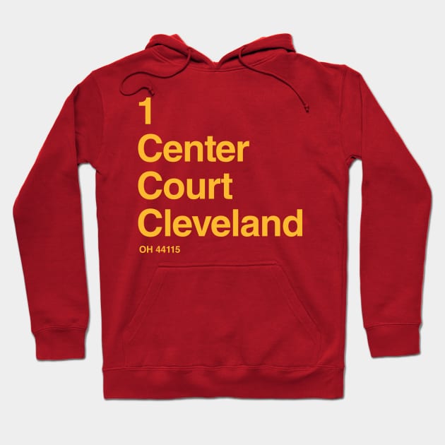 Cleveland Cavaliers Basketball Arena Hoodie by Venue Pin